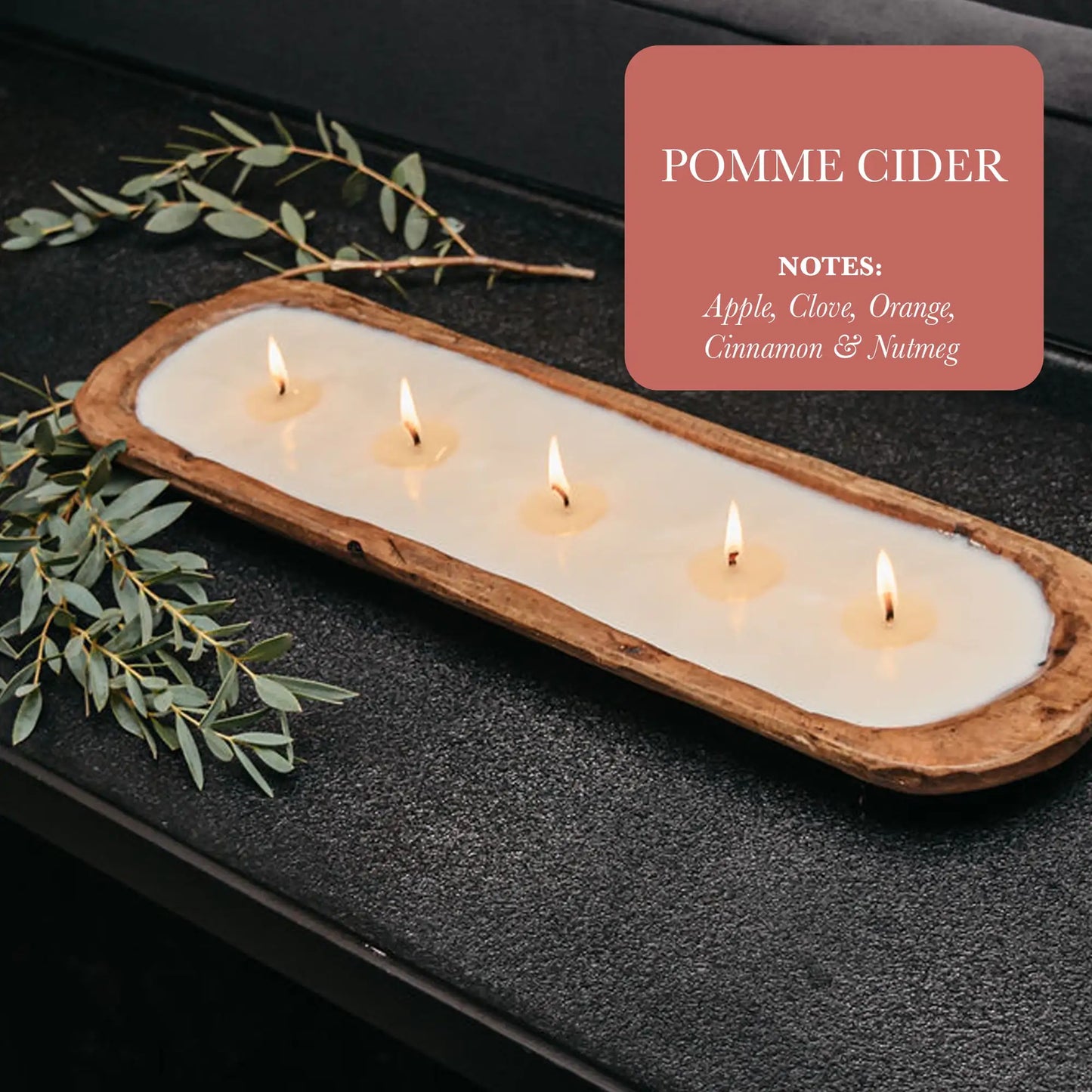 5-Wick Dough Bowl Soy Candle Gift