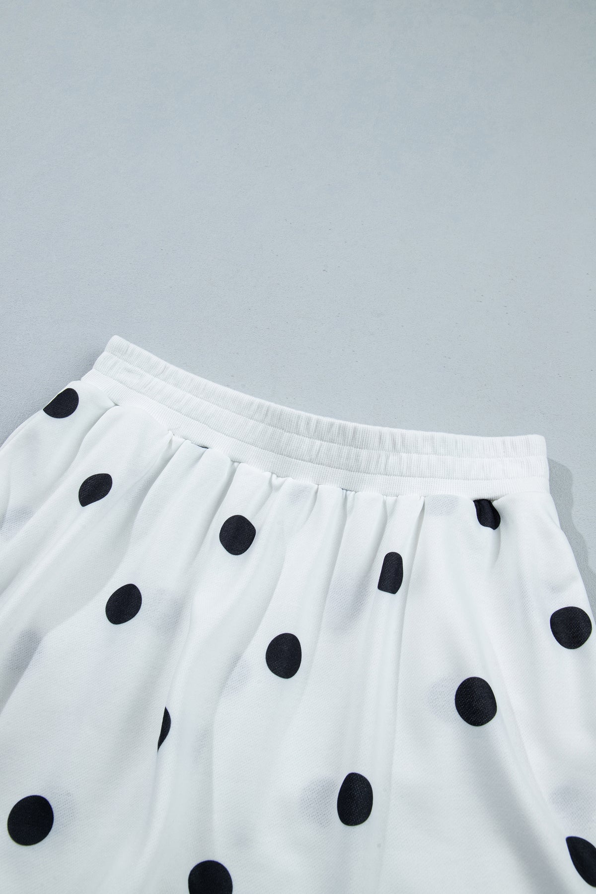 Polka Dot Pullover Skort Set