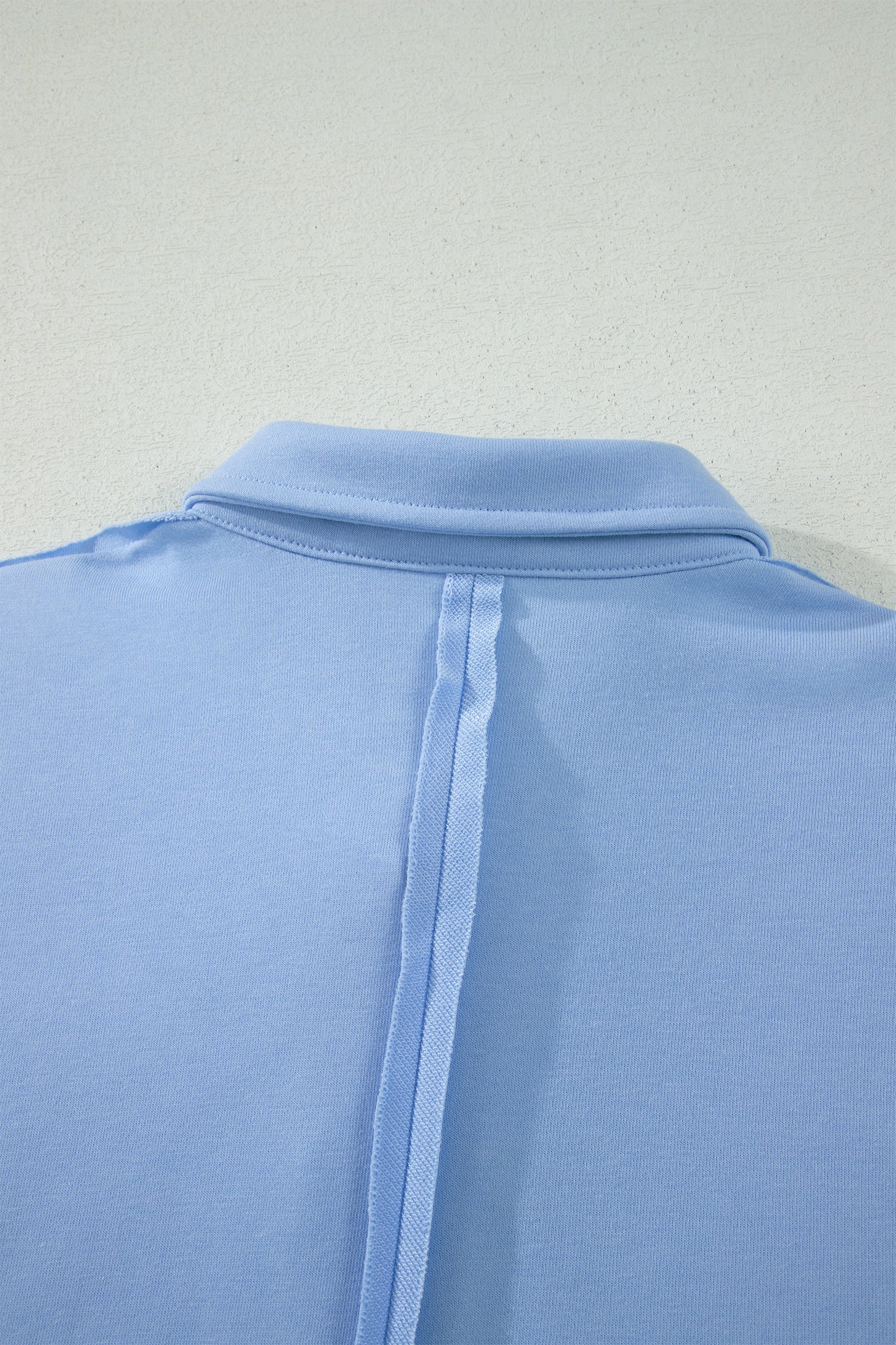 Banana Cream Loose Polo Tee Elastic Waist 2pcs Short Set