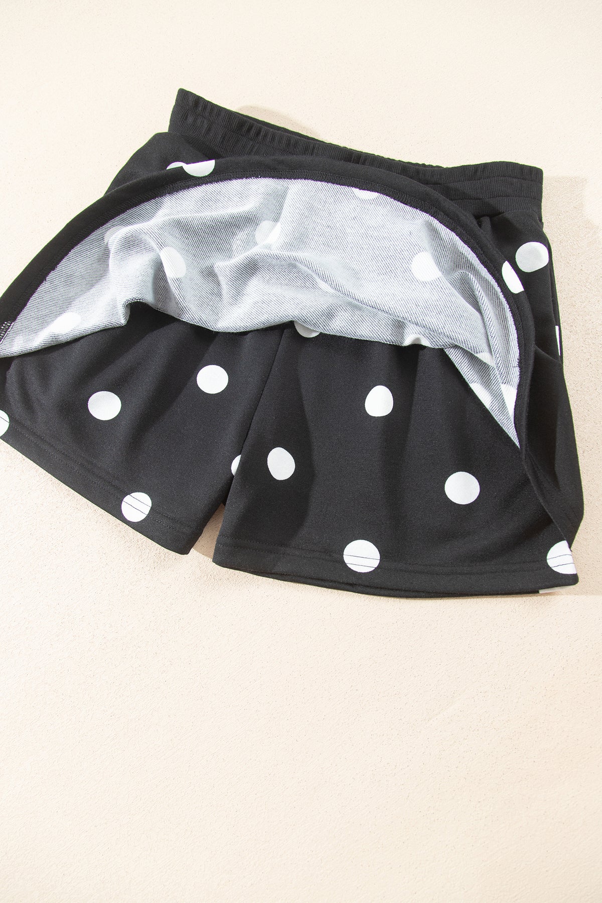 Polka Dot Pullover Skort Set