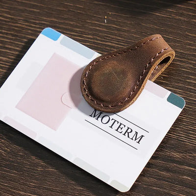 Magnetic Leather Bookmark Gift Item