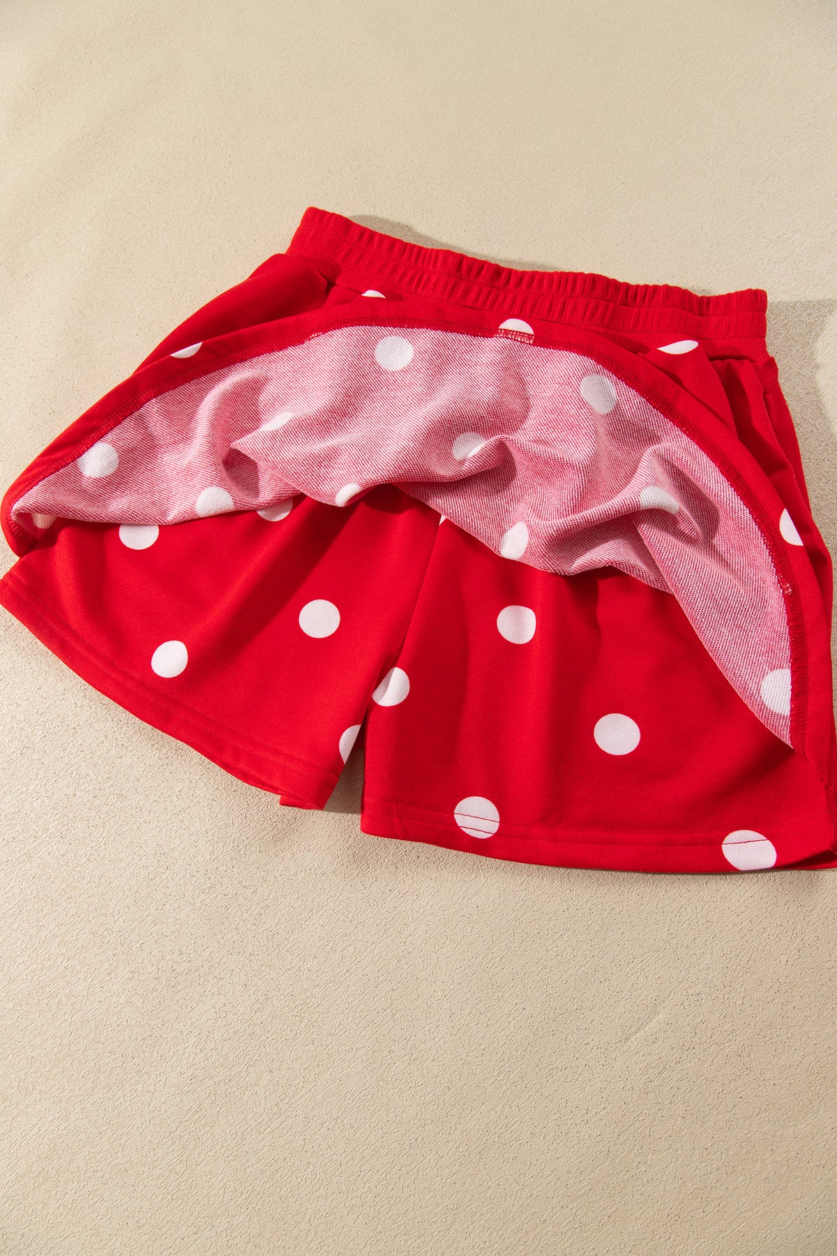 Polka Dot Pullover Skort Set