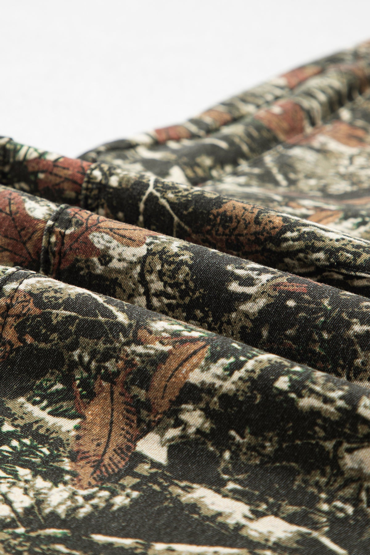 Western Woodland Camouflage Straight Leg Shift Jeans