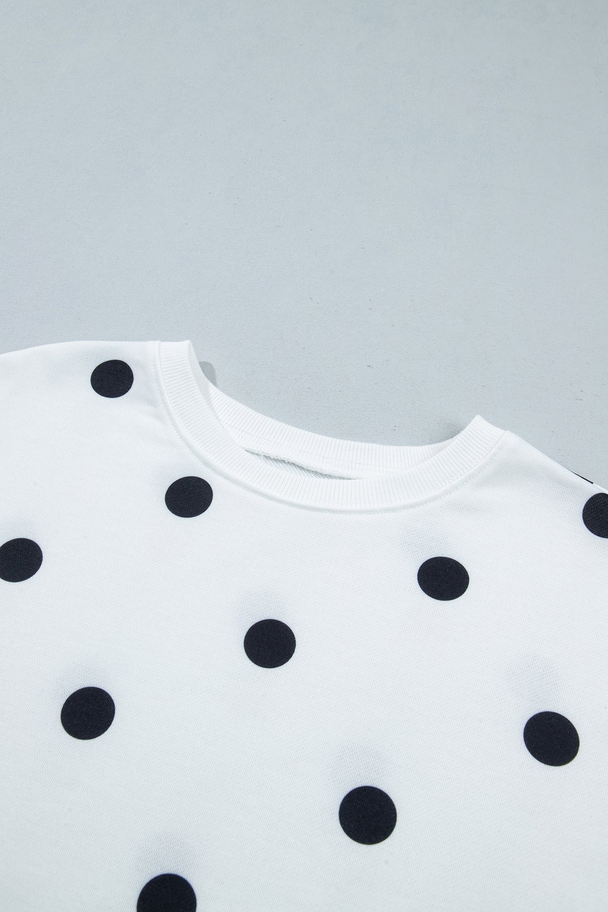 Polka Dot Pullover Skort Set