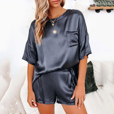 summer satin pajamas set women summer satin pajamas set women summer satin pajamas set women 