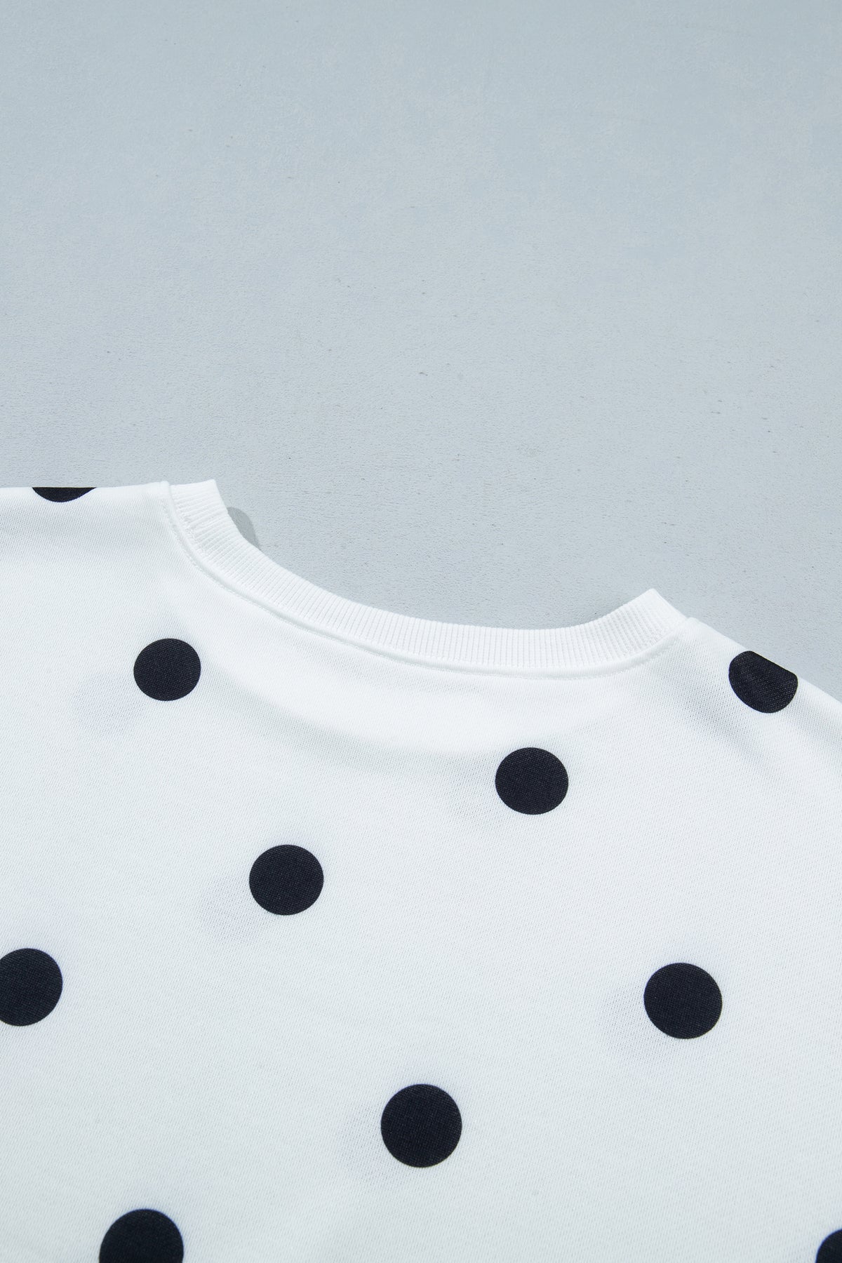 Polka Dot Pullover Skort Set