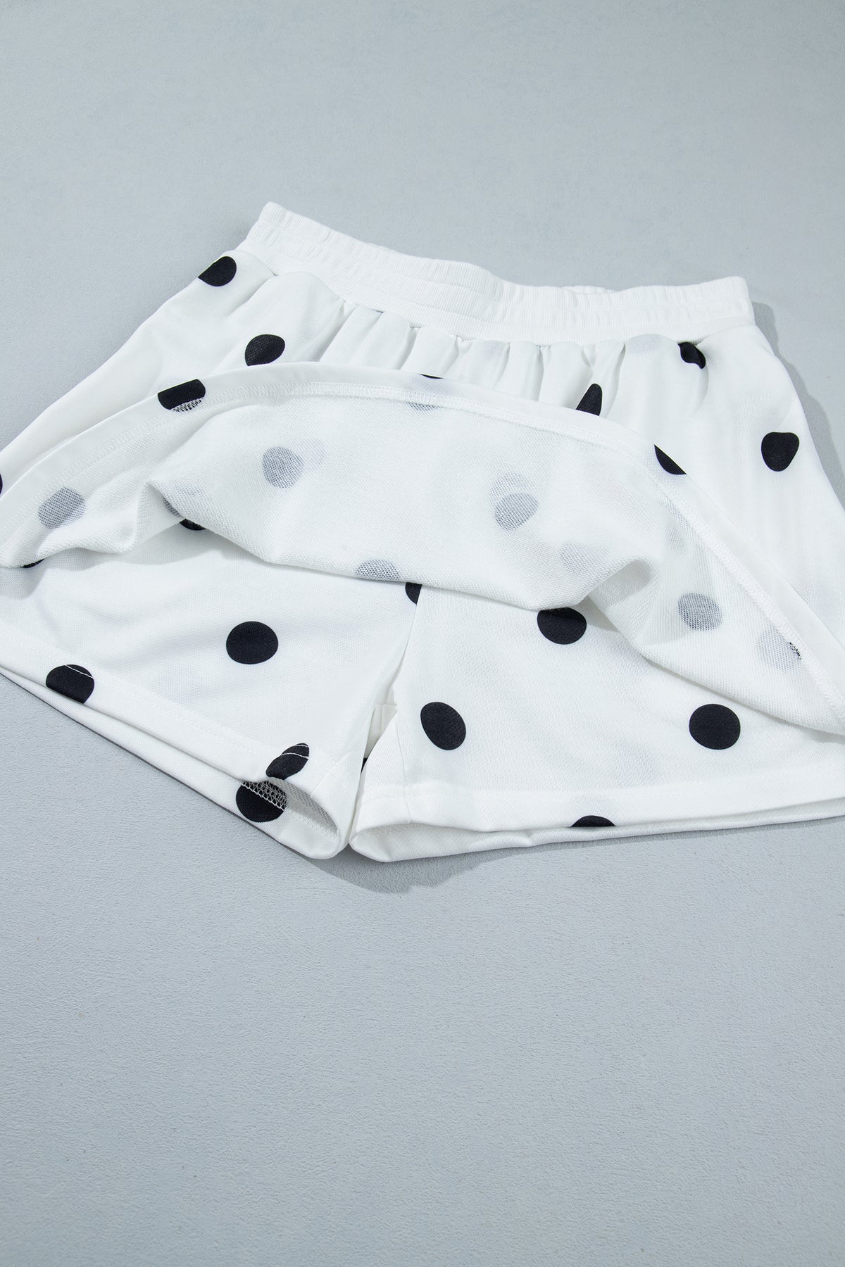 Polka Dot Pullover Skort Set