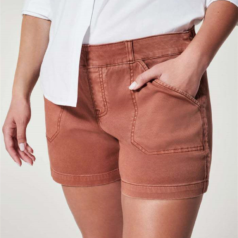 Women's High Waist Casual Cotton Short