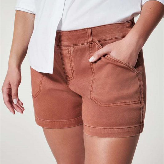 Women's High Waist Casual Cotton Short