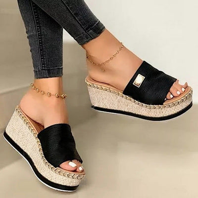 Platform sandals wedge heels fashion sandals