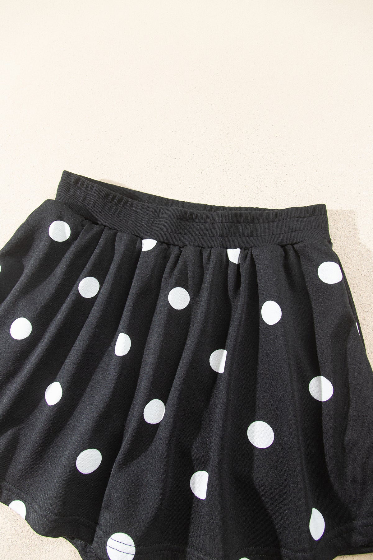 Polka Dot Pullover Skort Set