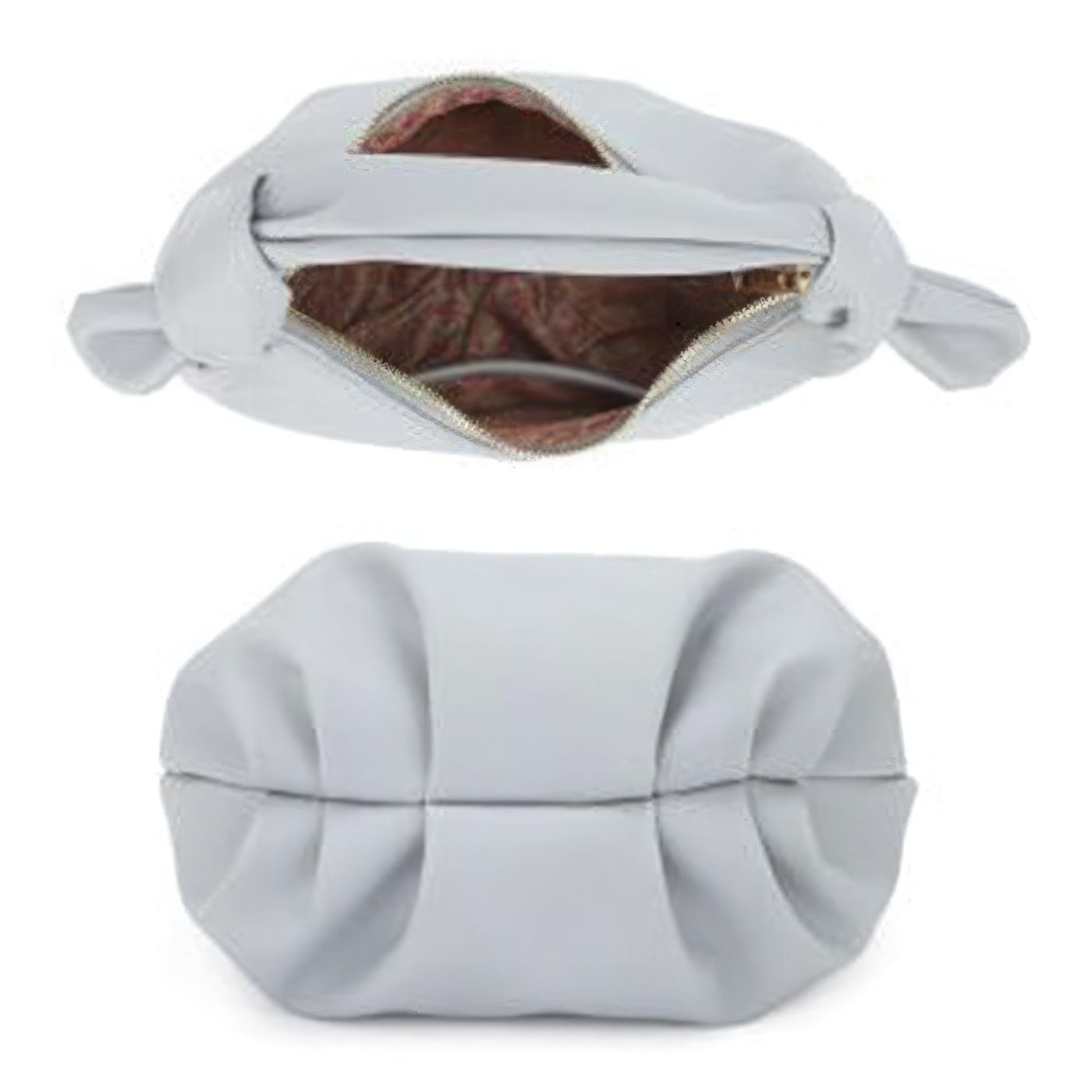 Smooth Round Handle Zipper Bag