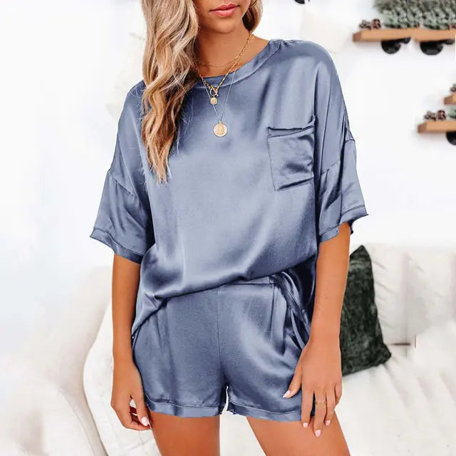 summer satin pajamas set women summer satin pajamas set women summer satin pajamas set women