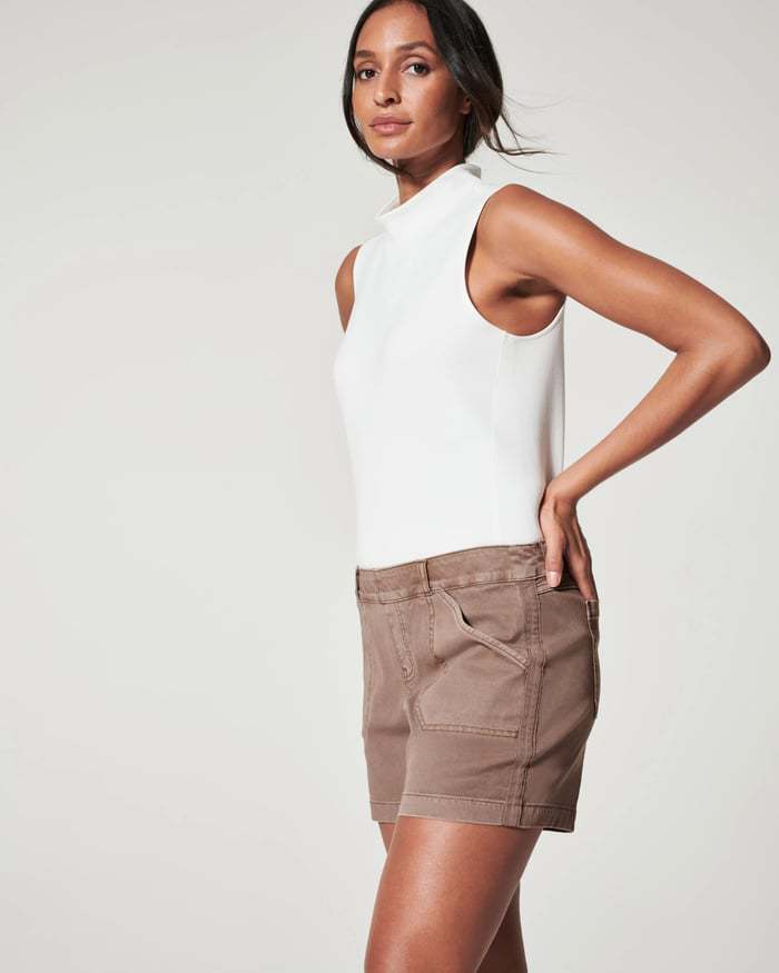 Women's High Waist Casual Cotton Short