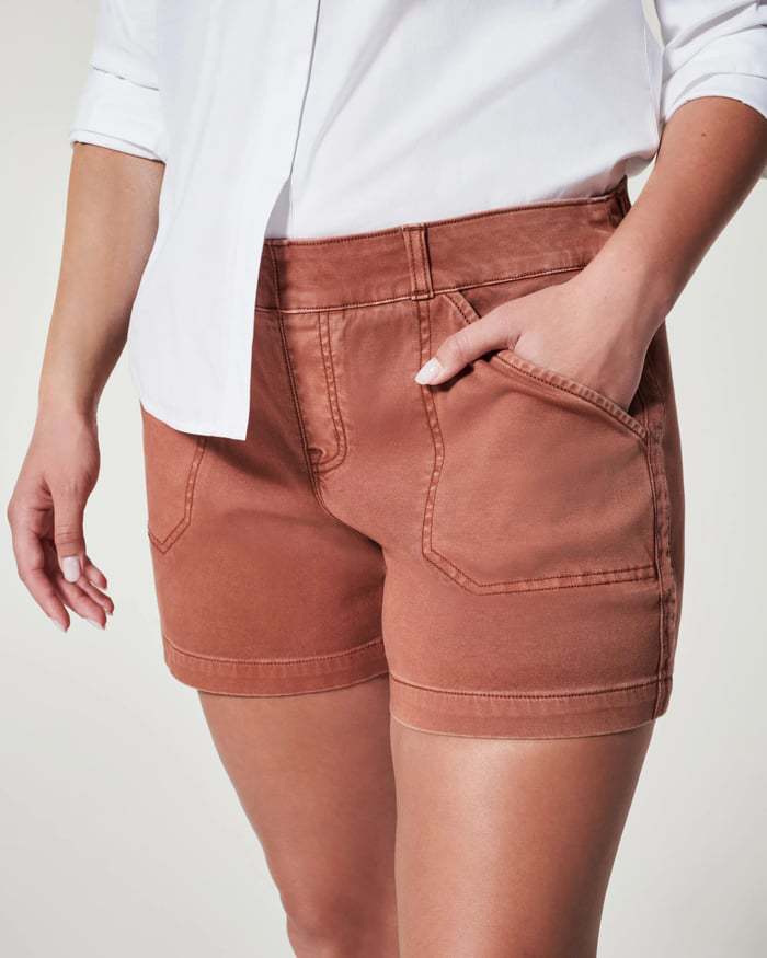 Women's High Waist Casual Cotton Short