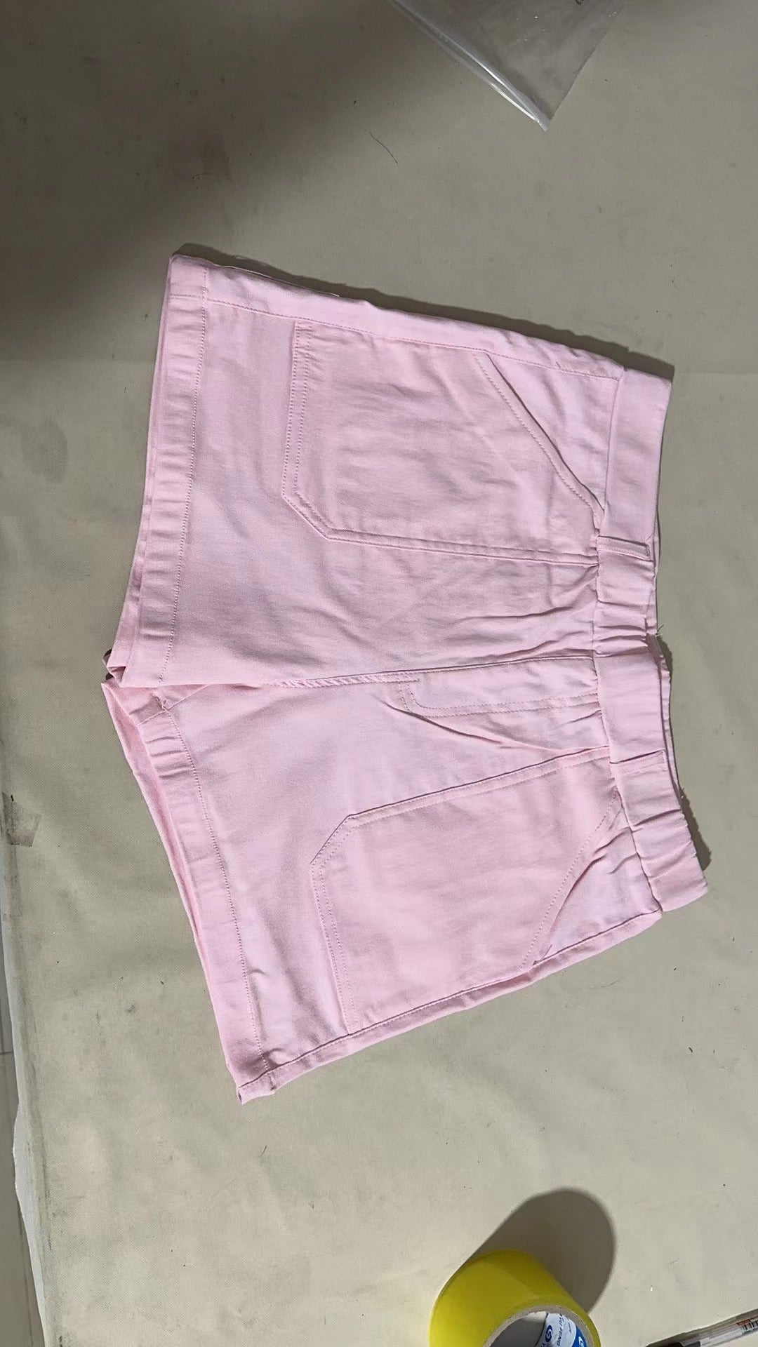 Women's High Waist Casual Cotton Short