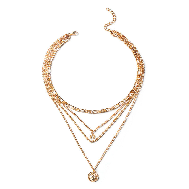 Layered Gold Necklace For Women