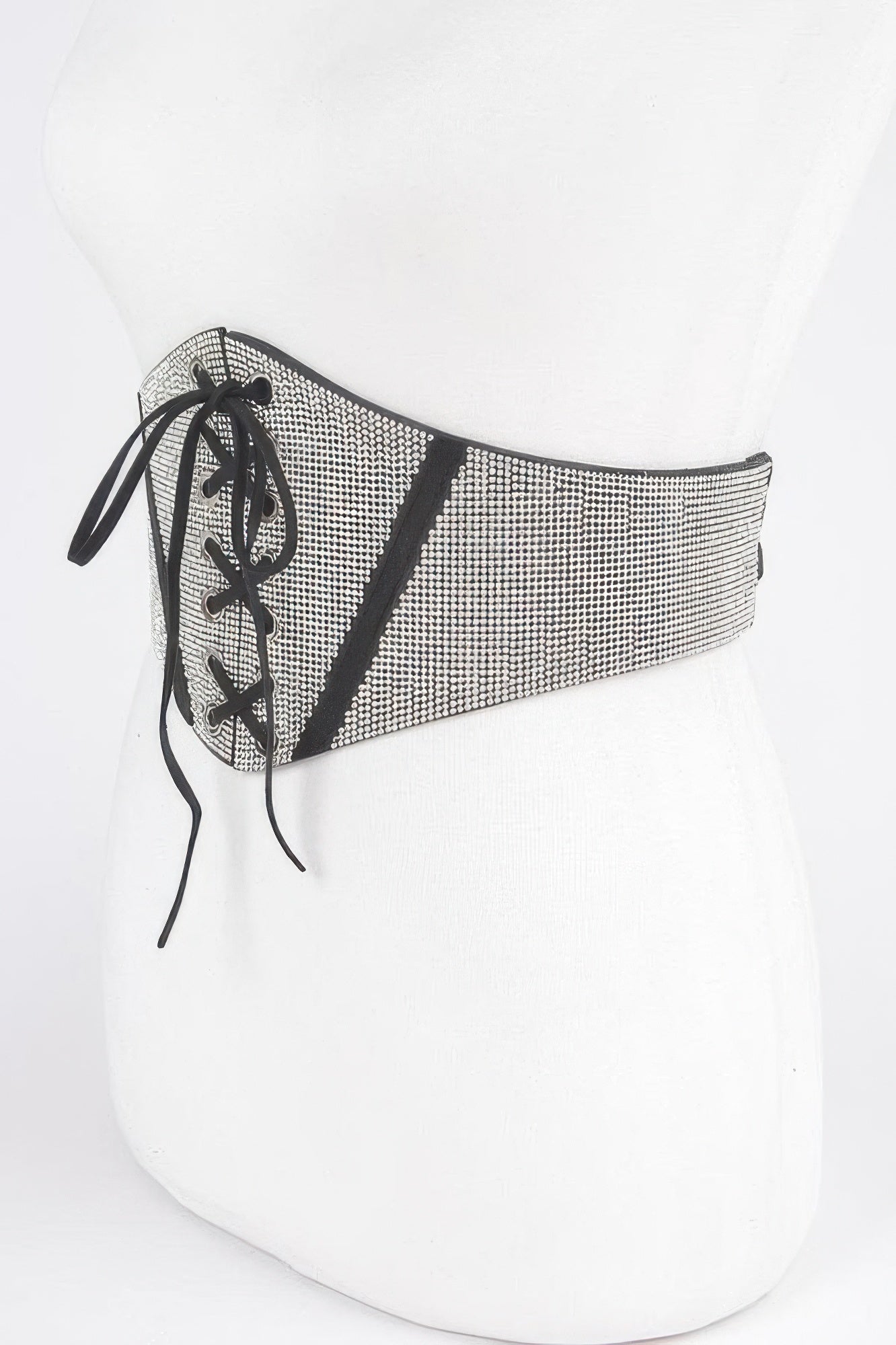 Rhinestone Corset Plus Size Elastic Belt - Little Hearts Desire