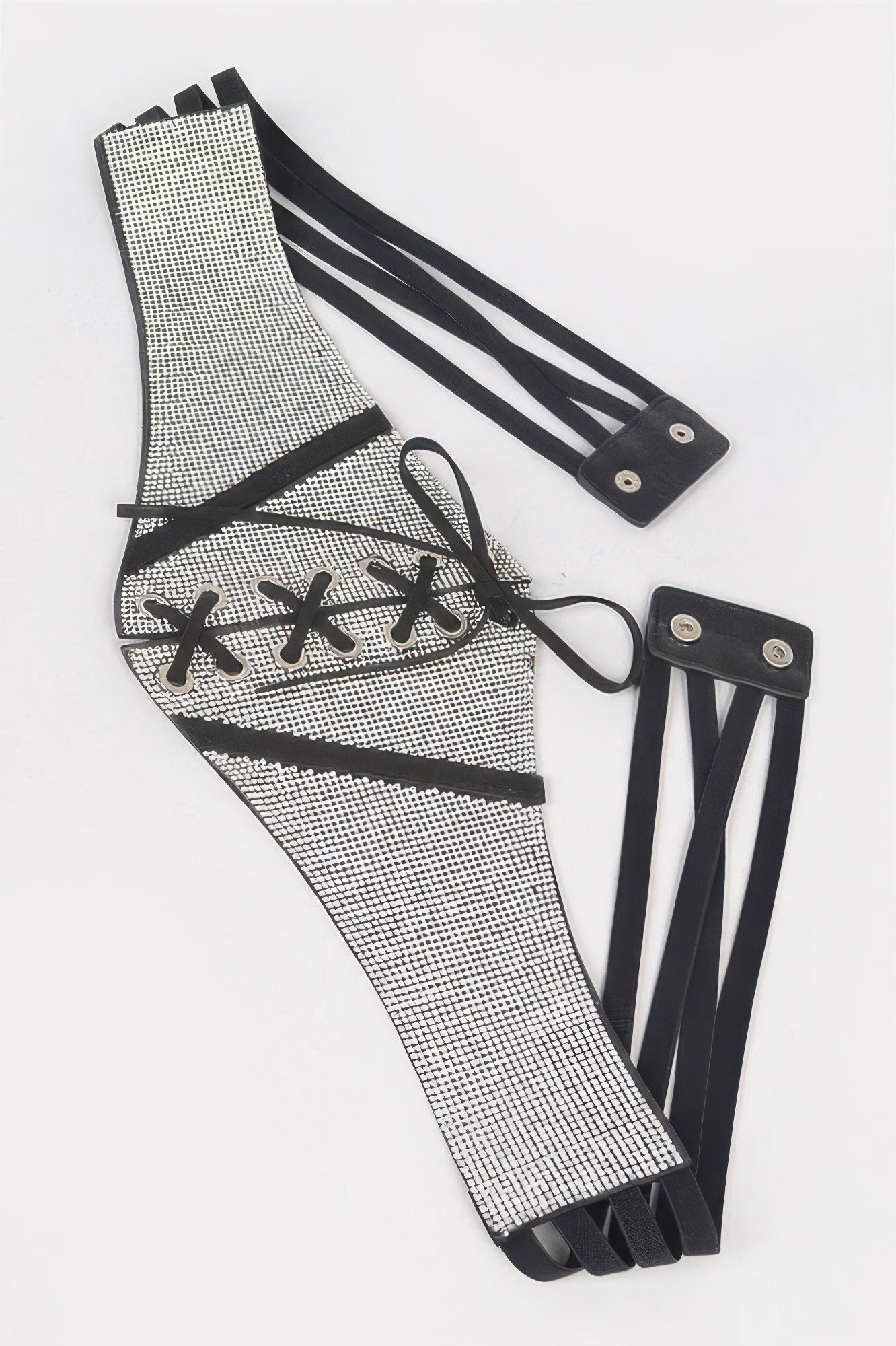 Rhinestone Corset Plus Size Elastic Belt - Little Hearts Desire