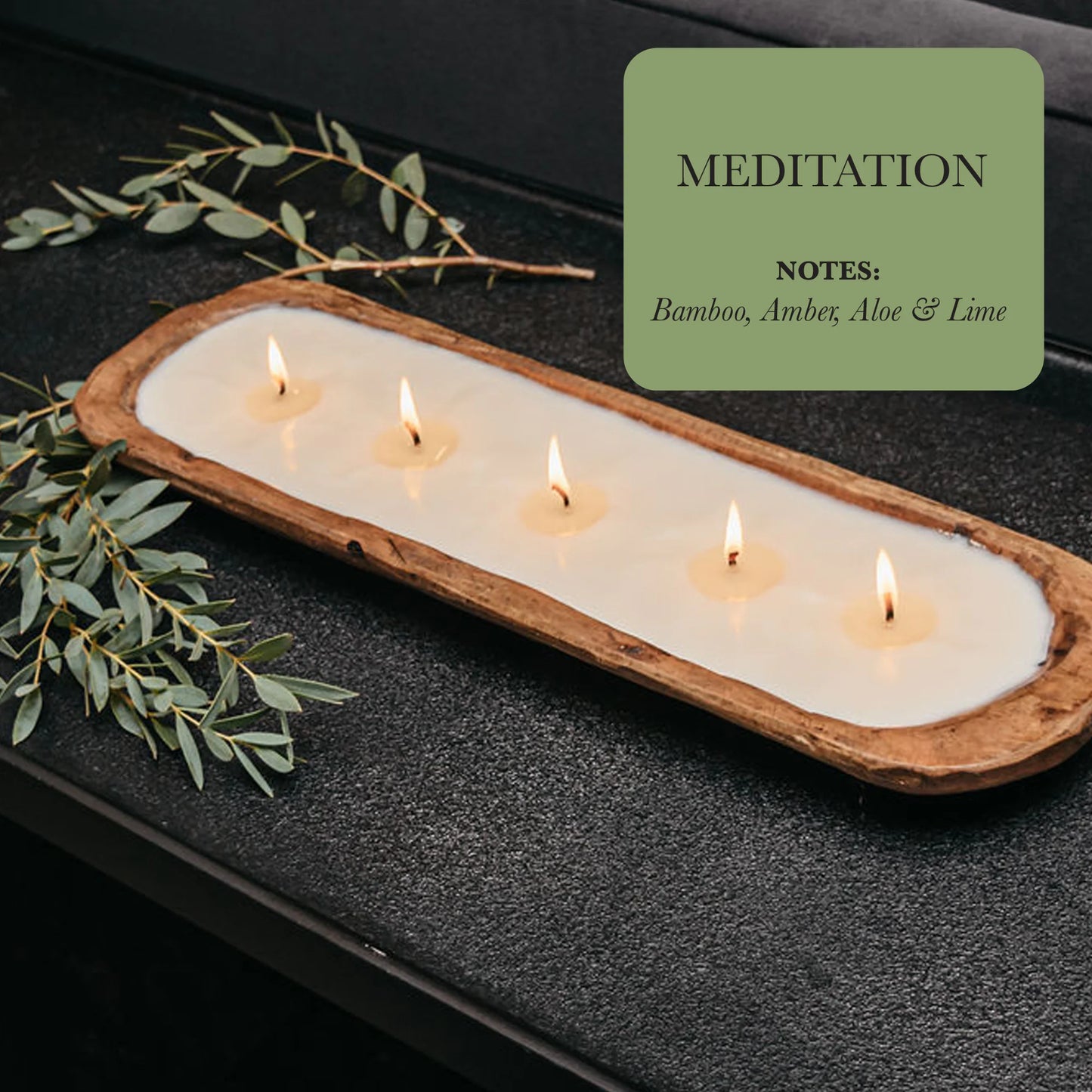 5-Wick Dough Bowl Soy Candle Gift