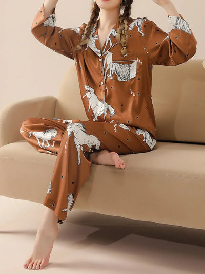 horse print pajama set horse print pajama set horse print pajama set horse print pajama set