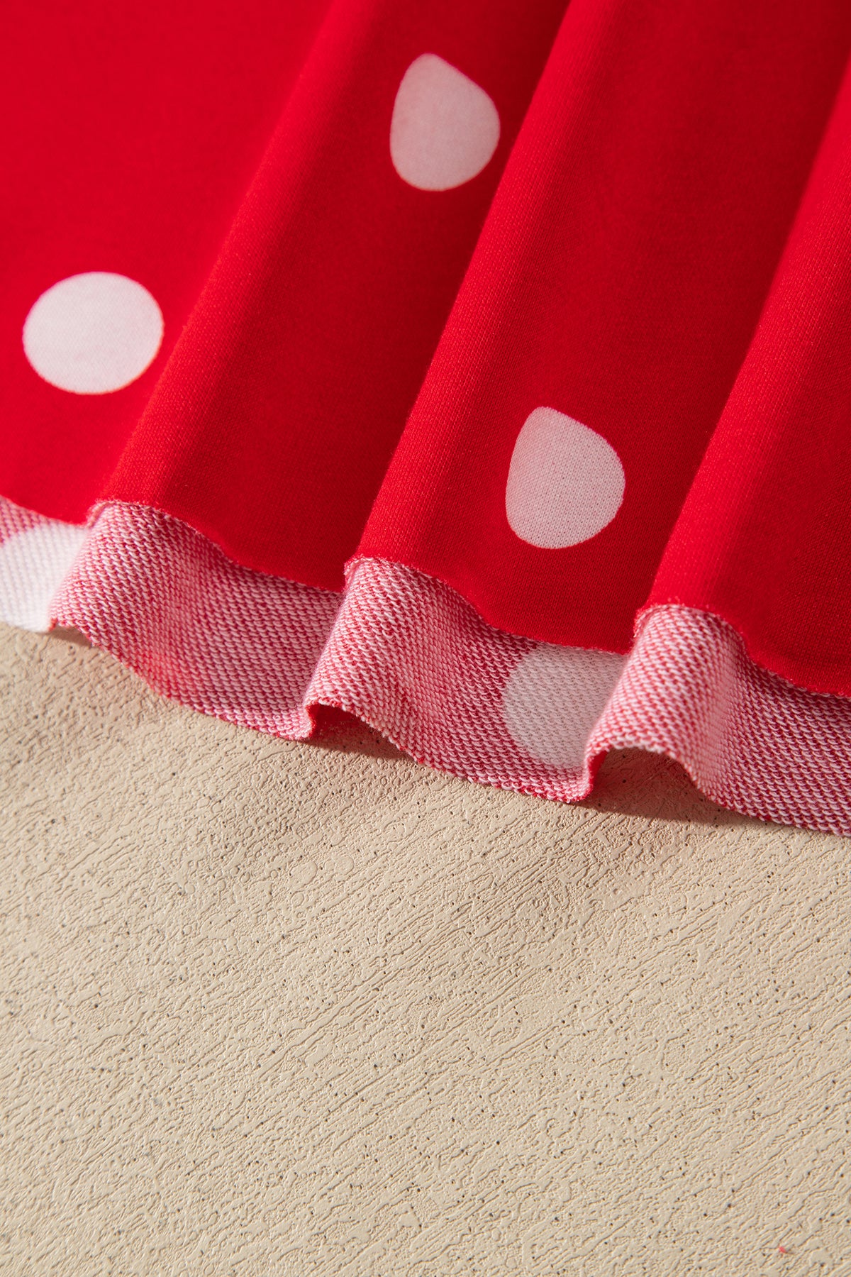Polka Dot Pullover Skort Set