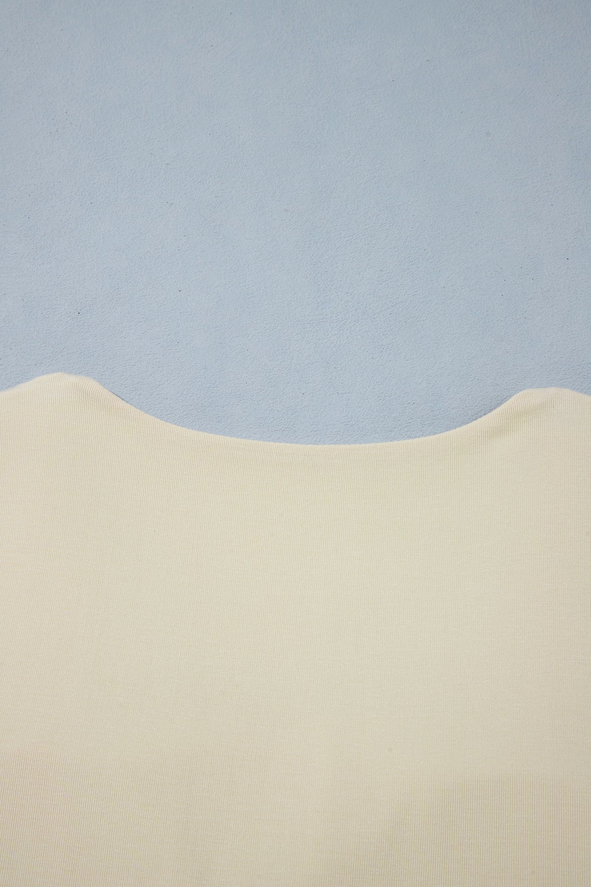 V-Neck Long-Sleeve Top with Built-In Bra