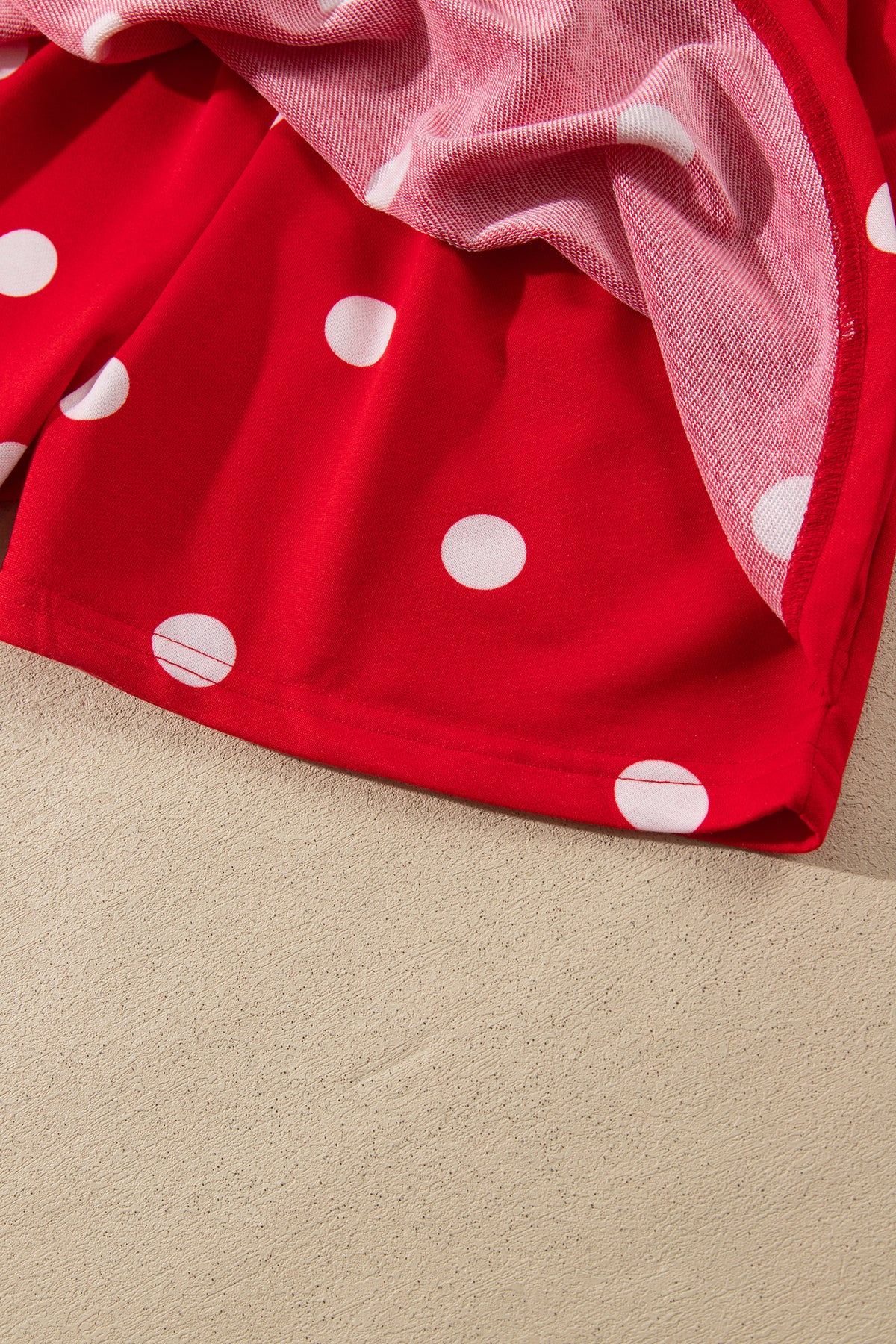 Polka Dot Pullover Skort Set