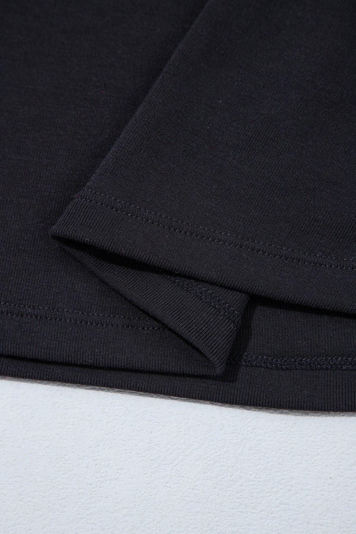 V-Neck Long-Sleeve Top with Built-In Bra