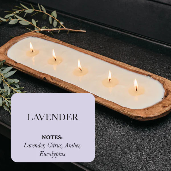 5-Wick Dough Bowl Soy Candle Gift
