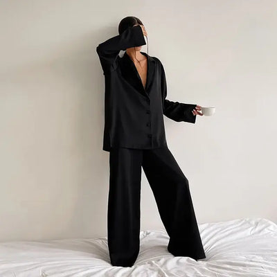 summer oversized satin silk sleepwear pajama' summer oversized satin silk sleepwear pajama'